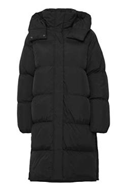 OXMO BY OXElice Damen Steppmantel Wintermantel Winterjacke warm gefüttert hochabschließender Kragen robustes und hochwertiges Material, Größe:36, Farbe:Black (194007) von OXMO