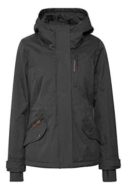 OXMO Bellissa Damen Winterjacke Damenjacke Jacke gefüttert mit Kapuze, Größe:S, Farbe:Dark Grey (792890) von OXMO