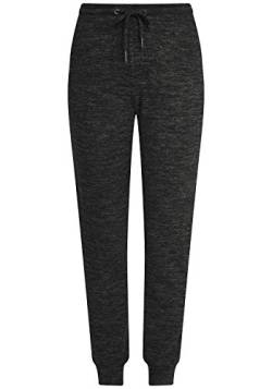 OXMO Benita Damen Sweathose Sweatpants Relaxhose mit Kordelzug, Größe:S, Farbe:Dark Grey Melange (1940071) von OXMO