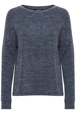 OXMO Benta Damen Sweatshirt Pullover Sweater, Größe:XL, Farbe:Total Eclipse Melange (1940101) von OXMO