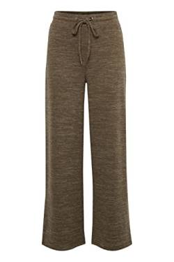 OXMO Berenice Damen Sweathose Sweatpants Relaxhose Loose Fit, Größe:L, Farbe:Ivy Green Melange (1905121) von OXMO