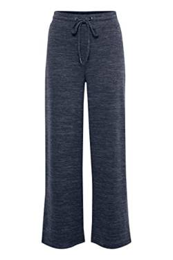 OXMO Berenice Damen Sweathose Sweatpants Relaxhose Loose Fit, Größe:L, Farbe:Total Eclipse Melange (1940101) von OXMO