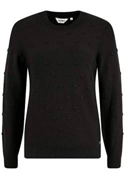 OXMO Dotta Damen Strickpullover Feinstrick Pullover, Größe:M, Farbe:Black (194007) von OXMO