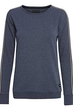 OXMO Gabita Damen Sweatshirt Pullover Sweater, Größe:S, Farbe:Insignia Blue Melange (1940101) von OXMO