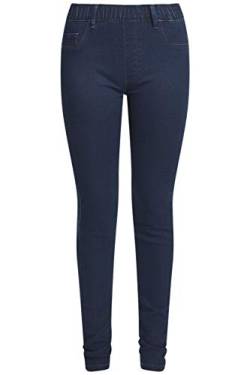 OXMO Gesine Damen Jeans Denim Hose Skinny Fit, Größe:W34/30, Farbe:Insignia Blue (194010) von OXMO