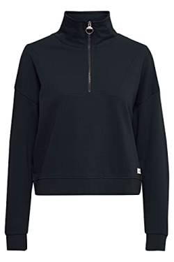 OXMO Grethe Troyer Sweatshirt Herren Pullover Sweater mit Stehkragen, Größe:XL, Farbe:Total Eclipse (194010) von OXMO