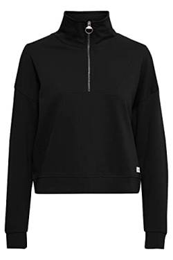 OXMO Grethe Troyer Sweatshirt Herren Pullover Sweater mit Stehkragen, Größe:XXL, Farbe:Black (194007) von OXMO