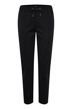 OXMO Hellas Damen Sweathose Sweatpants Relaxhose Regular Fit, Größe:L, Farbe:Black (194007) von OXMO