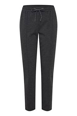 OXMO Hellas Damen Sweathose Sweatpants Relaxhose Regular Fit, Größe:L, Farbe:Dark Grey Melange (201147) von OXMO