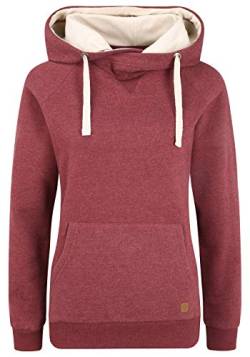 OXMO Julia Damen Kapuzenpullover Hoodie Pullover mit Kapuze, Größe:M, Farbe:Zinfandel (73006) von OXMO