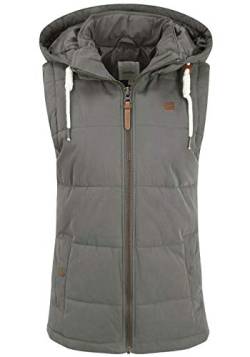 OXMO Lew Damen Weste Steppweste Outdoor Weste, Größe:M, Farbe:DARK GREY (792890) von OXMO