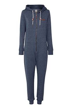 OXMO OVA Damen Overall Jogginganzug Onesie, Größe:L, Farbe:INS BL Mel (7989915) von OXMO