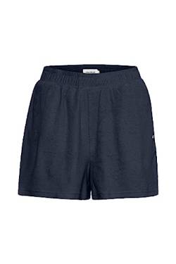 OXMO OXFRINKA Shorts Damen Sweatshorts Kurze Hose aus Frottee Baumwolle mit elastischem Bund Regular-Fit, Größe:S, Farbe:Total Eclipse (194010) von OXMO