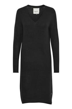 OXMO OXIda Damen Strickkleid Feinstrickkleid Kleid, Größe:XXL, Farbe:Black (194007) von OXMO