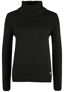 OXMO OXPIA Damen Rollkragenpullover Pullover mit Rollkragen, Größe:L, Farbe:Black (799000) von OXMO