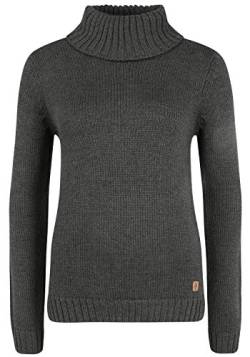 OXMO OXPIA Damen Rollkragenpullover Pullover mit Rollkragen, Größe:L, Farbe:DAR Grey M (798288) von OXMO