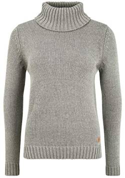 OXMO OXPIA Damen Rollkragenpullover Pullover mit Rollkragen, Größe:L, Farbe:Grey Mel (7982363) von OXMO