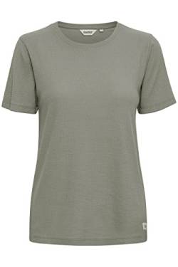OXMO OXPim Damen T-Shirt Kurzarm Shirt mit Rundhals-Ausschnitt, Größe:L, Farbe:Seagrass (166008) von OXMO