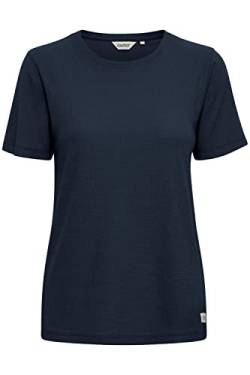 OXMO OXPim Damen T-Shirt Kurzarm Shirt mit Rundhals-Ausschnitt, Größe:S, Farbe:Total Eclipse (194010) von OXMO