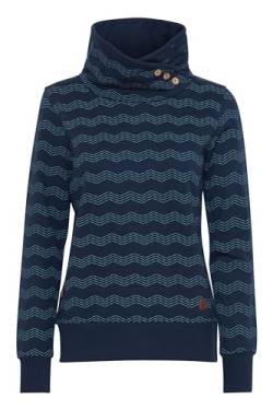 OXMO OXVernita Sweatpullover Sweatshirt Herren Pullover mit Tubeneck mit Stehkragen, Größe:M, Farbe:Total Eclipse (194010) von OXMO