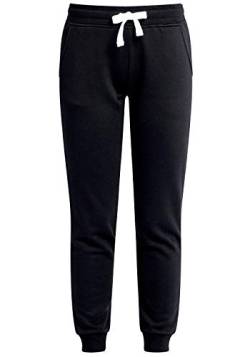 OXMO Olivia Damen Sweathose Sweatpants Relaxhose, Größe:L, Farbe:Black (799000) von OXMO