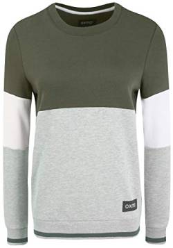 OXMO Omaya Damen Sweatshirt Pullover Sweater mit Rundhalsausschnitt, Größe:M, Farbe:Climbing Ivy (190307) von OXMO