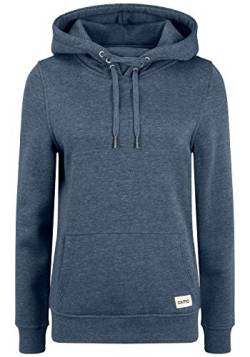 OXMO Owena Damen Kapuzenpullover Hoodie Pullover mit Kapuze, Größe:S, Farbe:Insignia Blue Melange (1940101) von OXMO