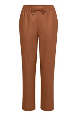 OXMO Paulia Damen Jogg Pants Hose Stoffhose Regular Fit, Größe:L, Farbe:Toffee (181031) von OXMO