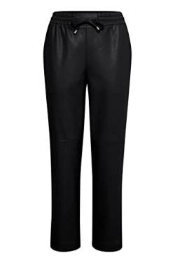 OXMO Paulia Damen Jogg Pants Hose Stoffhose Regular Fit, Größe:S, Farbe:Black (194007) von OXMO