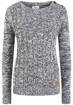 OXMO Phia Damen Strickpullover Grobstrick Pullover, Größe:L, Farbe:Insignia B (791991) von OXMO