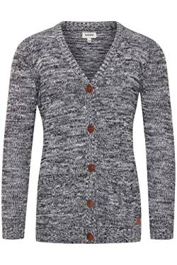 OXMO Philemona Damen Lange Strickjacke Grobstrick Cardigan Longstrickjacke, Größe:S, Farbe:Insignia B (791991) von OXMO