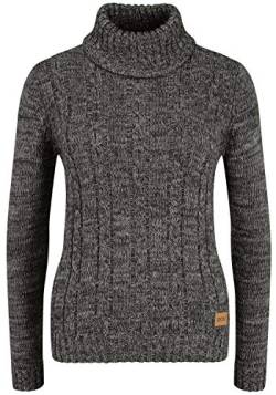 OXMO Philipa Damen Rollkragenpullover Pullover mit Rollkragen, Größe:L, Farbe:Black (799000) von OXMO