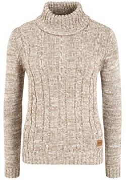 OXMO Philipa Damen Rollkragenpullover Pullover mit Rollkragen, Größe:L, Farbe:Dune (795409) von OXMO