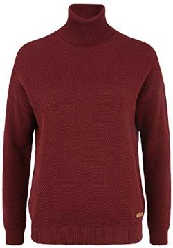 OXMO Sina Damen Rollkragenpullover Pullover, Größe:XXL, Farbe:Wine RED (790985) von OXMO