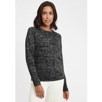 OXMO Strickpullover OXDaniela Oversize-Pullover in Loch-Strick Optik von OXMO