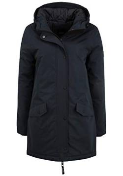 OXMO Tamila Damen Übergangsmantel Parka Lange Jacke, Größe:M, Farbe:Black (194007) von OXMO