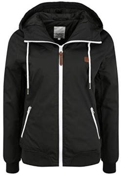 OXMO Tila Damen Übergangsjacke Jacke mit Kapuze, Größe:XS, Farbe:Black (799000) von OXMO