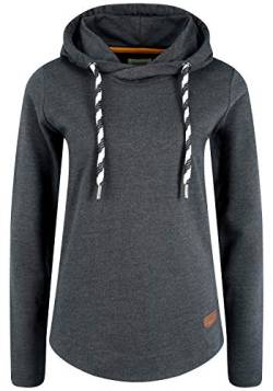 OXMO Wandy Damen Kapuzenpullover Hoodie Pullover mit Kapuze, Größe:M, Farbe:DAR Grey M (798288) von OXMO