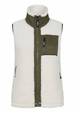 OXMO BY OXElinor Damen Weste Fleece Outdoor Weste Stehkragen von OXMO