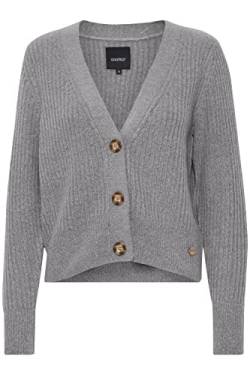 OXMO by OXNorene Damen Strickjacke Feinstrick Cardigan Strickcardigan V-Ausschnitt von OXMO