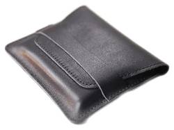 Geldbörsen Geldbörse Damen Ledergeldbörse Ultradünn Große Kapazität Kartenhalter Retro Unisex Münzgeldbörsen Tragbare Münztasche Reißfest Mode (Color : Noir) von OXOAMP