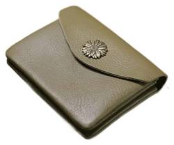 OXOAMP Geldbörsen Brieftasche Damen Ledergeldbörse Tragbarer schlanker Kartenhalter Einfache Geldbörsen mit Reißverschluss Damen-Münzfach Reißfest Mode (Color : Light Brown-1) von OXOAMP