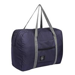 OYSOHE Herren Damen Reisetasche Hohe Kapazität Mode Aufbewahrungstasche Gepäcktasche(Dunkelblau,One Size) von OYSOHE Damen