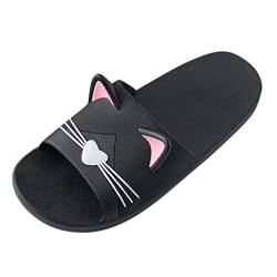 OYSOHE Männer & Frauen & Baby Kinder Hausschuhe Cartoon Katze Familie Strand Schuhe Sandalen Badeschuhe Rutschfeste von OYSOHE Damen