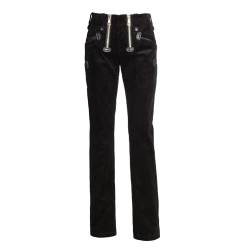 OYSTER Damen Zunfthose Rosa Stretch Cordsamt, Größe 34, schwarz von OYSTER