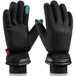 OZERO Winterhandschuhe,Wasserdicht Handschuhe Herren für Ski,Radfahren,Lauf,Motorrad,und Arbeit (XL) von OZERO