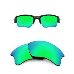 FOOUS Revant Ersatz-Brillengläser für Oakley Flak Jacket XLJ Polarisiert Sonnenbrille grün von Oak&ban