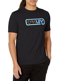 Oakley Damen Locked in B1b Tee T-Shirt, Schwarz/Blau, XX-Large von Oakley