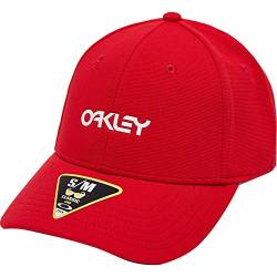 Oakley Herren 6 Panel Stretch Metallic Hat Hut, red line, S/M von Oakley