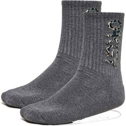 Oakley Herren B1B SOCKEN 2.0 (3 STÜCK), New Athletic Grey, L von Oakley